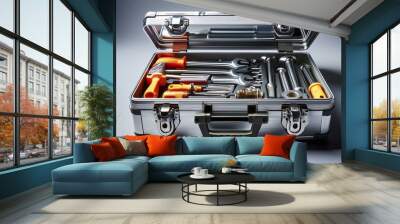 toolbox with tools Wall mural