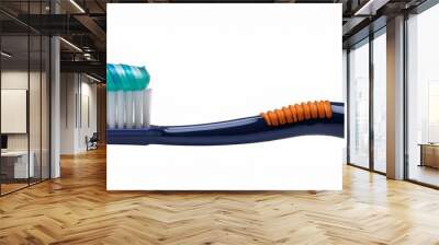 toothbrush with toothpaste Wall mural