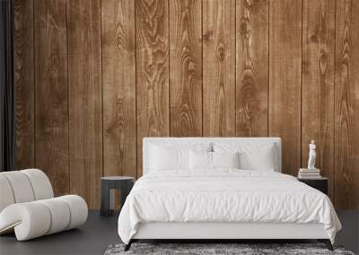 Old brown wooden wall background texture Wall mural