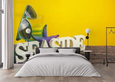 summer with seaside Wall mural