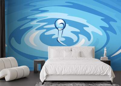 Ripple Wall mural