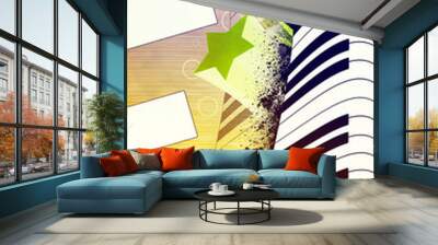 Music background Wall mural