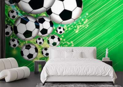 soccer or football background Wall mural