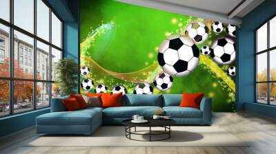 soccer or football background Wall mural