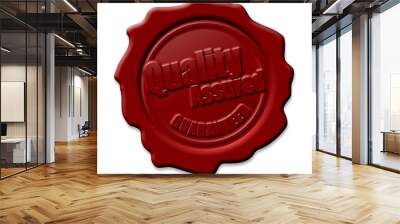 Quality assured seal Wall mural