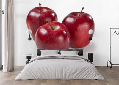 Red Delicious apple isolated on white backgrounds Mela Stark Wall mural