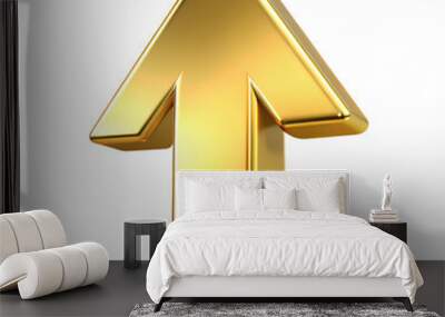 3d golden arrow Wall mural