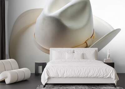 cowboy hat isolated Wall mural