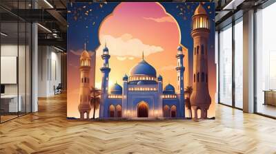 ramadan background design Wall mural