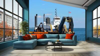 inlet dredging at Florida Wall mural