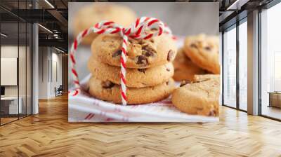 Chocolate chip cookies Wall mural