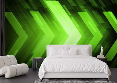 abstract technology arrows Wall mural