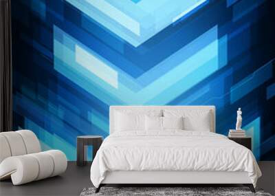 abstract technology arrows Wall mural