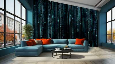 Code string Wall mural