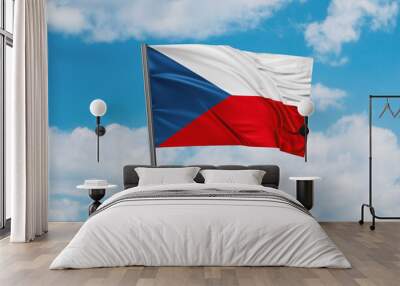 Czech national flag Wall mural