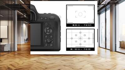 dslr camera viewfinder Wall mural