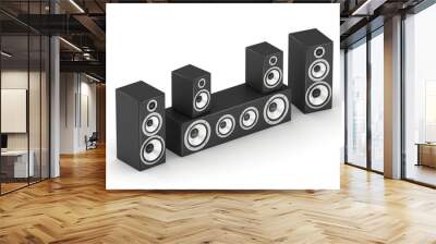 Speakers set Wall mural