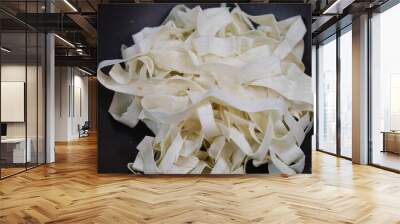 Homemade pasta. Selective focus. Cooking recipes concept Wall mural