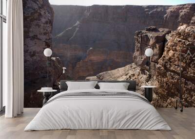 Namibia Fish River Canyon on a sunny autumn day Wall mural