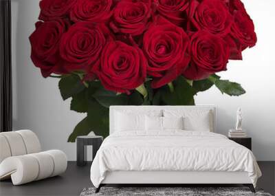 Bouquet of red roses Wall mural