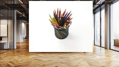 desk pot full of colors Wall mural