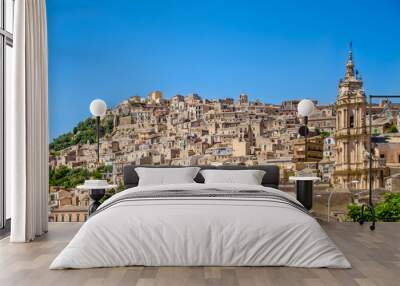 panoramic view of Noto, Sicily Wall mural