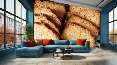 Homemade bread Wall mural