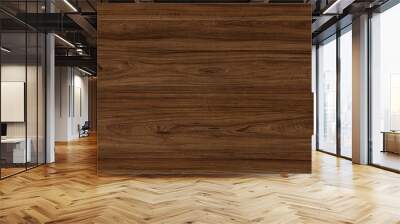 Brown wood texture. Abstract wood texture background Wall mural