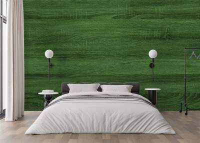 green wood texture background Wall mural