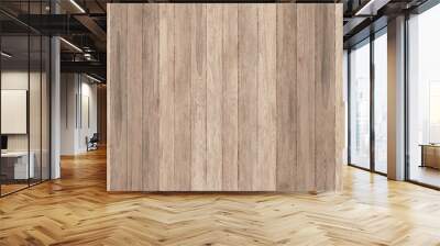 Light grunge wood panels. Planks Background. Old wall wooden vintage floor Wall mural