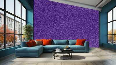 Purple leather texture background, skin texture background. Wall mural