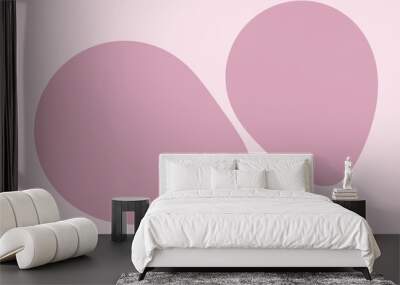 copy space abstract pastel pink background Wall mural