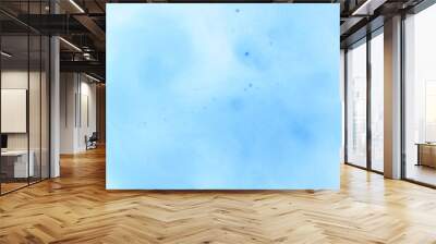 modern pastel blue water colour background Wall mural