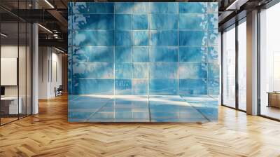 Abstract reflection on tiles Wall mural