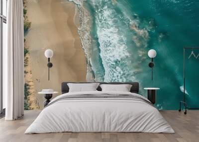 beach and sea Wall mural