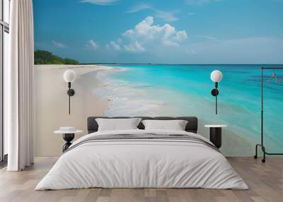 beach and sea Wall mural