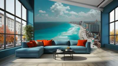 beach and sea Wall mural