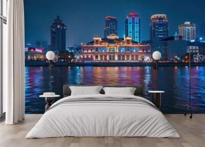 city night Wall mural