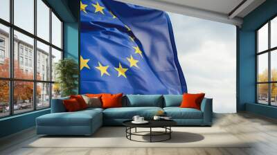 european union flag Wall mural