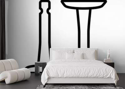 engine valves icon design, flat style icon collection Wall mural