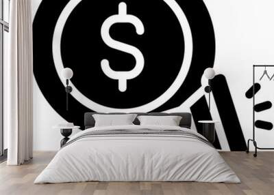 budget marketing icon Wall mural