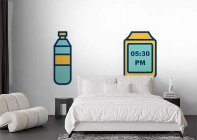 2  Icons For health Personal And Commercial Use... Wall mural