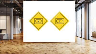 2 Set Of business icons isolated on white background... Wall mural