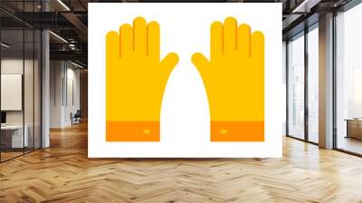 Gloves Flat Icon Design Wall mural