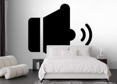 sound speaker icon Wall mural