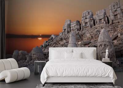 nemrut mountain ancient city in south east turkey Wall mural