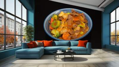 Food Cover Photos around the world . Wall mural