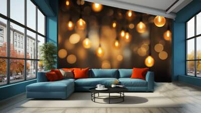 bokeh light filter blur Wall mural