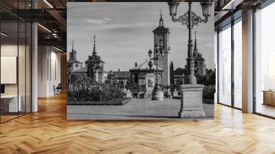 Plaza Cervantes de Alcala de Henares Wall mural