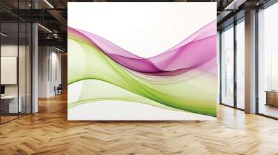 Abstract background with multi-colored lines, design element. Illustration Wall mural